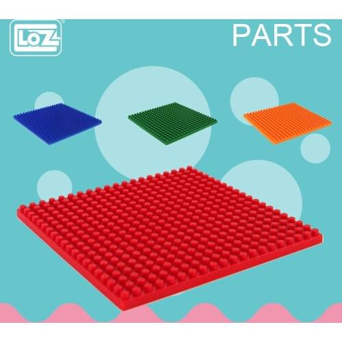 LOZ Diamond Blocks Bricks Mirco Base Plate Bricks Parts DIY Plastic Assembly Toys for Children Educational Baseplate Block 9901