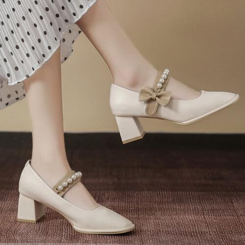 Кожаные туфли-лодочки Lucyever China At AliExpress