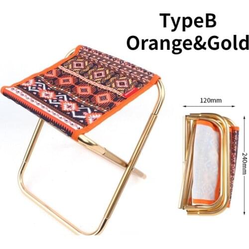 Mini Picnic Stool Outdoor Ultralight Folding Chair Camping Seat Fishing Chair Portable Travel Beach Chair Mazar Train Folding