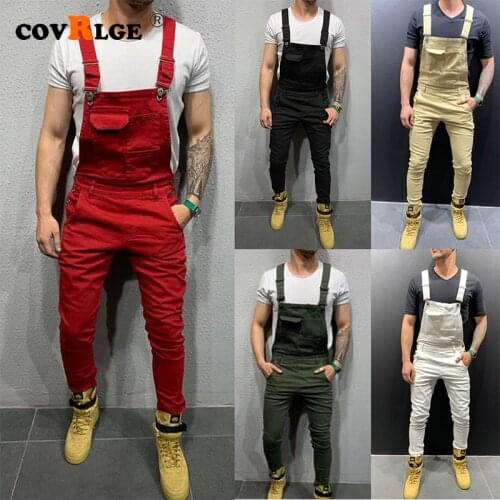 Covrlge Men Fitness Bodybuilding Gyms Runners Clothing Men Suspenders Solid Color Gyms Pants StreetwearTrousers Hombre MKX077