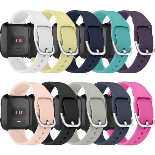 EiEuuk Soft Silicone Wristband Waterproof Watchband Sport Band Strap Replacement for Fitbit Versa 2/Versa Lite
