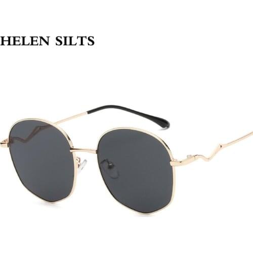 Steampunk Round Sunglasses Women New Fashion Oversized Sun Glasses For Men Vintage Shades Eyewear Female Outdoor UV400 Oculos