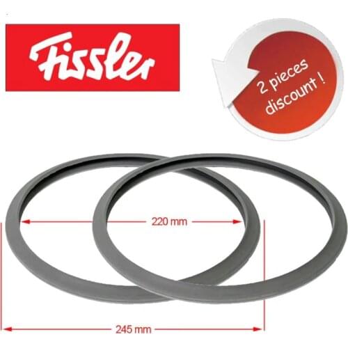 Pressure Cooker Sealing Ring 2 Pieces Replacement For Fissler Vitavit Steam Pressure Seal 2062600201