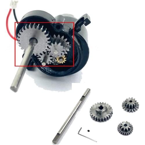Replacement Upgrade Gearbox Steel Gear Kit Spare parts For WPL D12 1/10 RC Truck Transmission Gear Box Repair Tool parts