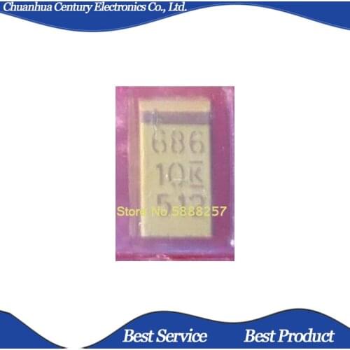 10 Pcs/Lot T491C686K010AT 686 10K SMD New and Original In Stock