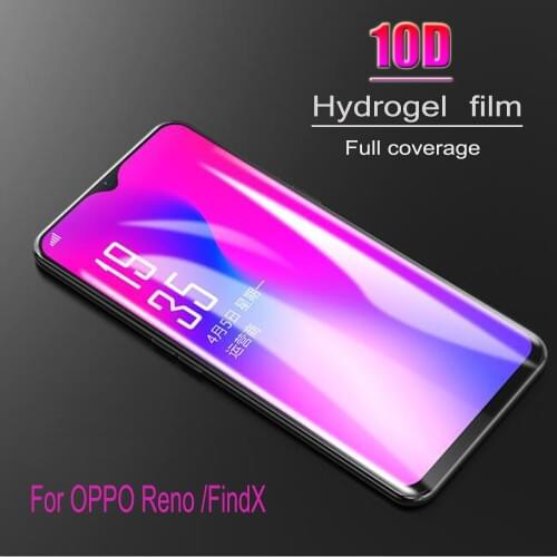10 pcs Screen Protector Hydrogel Film HD film For OPPO Reno,OPPO FindX Anti-blue ray Protective Film for OPPO FindX Not Glass