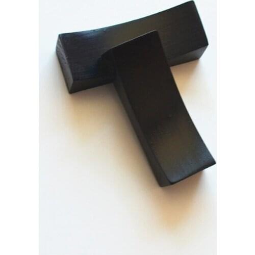 1000pcs Black Chopstick Stand Rest Rack Traditional Irregular Wooden Chopsticks Holder Rack Frame Kitchen Dining Tool NO377