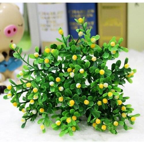 15 Heads Artificial Flowers Plant Wedding Stage Party Garden Home Decor DIY Bridal Bouquet Wreath Festive Supplies Fake Flowers