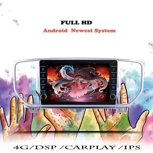 Android 10 Car Radio For Kia Sportage 4 QL 2016 2017 2018 Navigation GPS Multimedia Video Player DVD No 2din 2 din DVD Head Unit