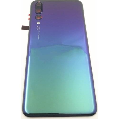 P20Pro Battery Cover For Huawei P20 Pro Original Housing Glass Repair Back Door Phone Rear Case + Logo Camera Lens Sticker