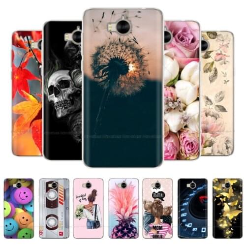 Case For Huawei Y5 2017 Soft TPU Coque for Huawei Y6 2017 Y6 Phone Cases Cartoon Silicone Cover For Fundas Huawei Y 5 5Y 2017
