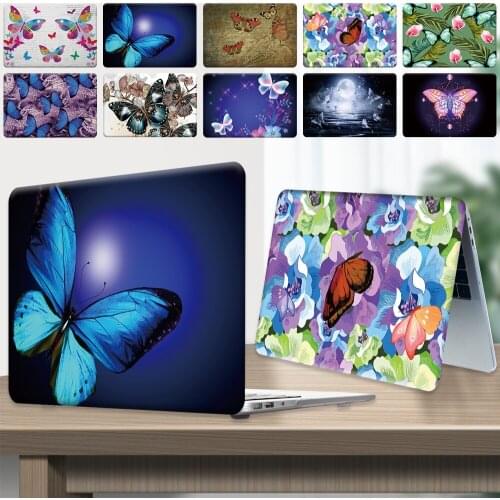 Laptop Case for Apple Macbook Air 13" A1369 A1466/Pro 15" A1398/Air 11" A1370 A1465/Pro 13" A1425 Butterfly Series Computer Case