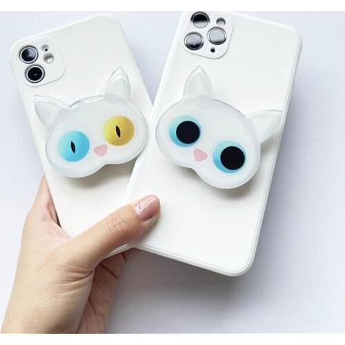 Finger Phone Ring Holder Stand Korean Cute Cat Bracket Grip Holder Socket For iPhone Xiaomi Support Telephone Accessories Tok