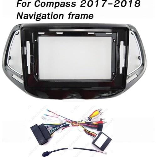 For Compass 2017-2018 DVD navigation audio modification face frame Variety set frame Android GPS central control panel