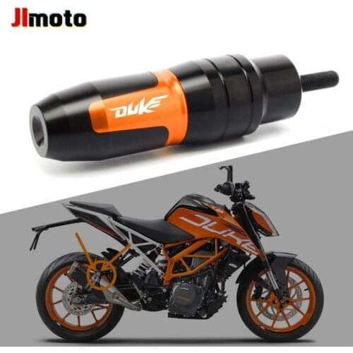 For KTM DUKE 390 RC 125 250 RC390 New Motorcycle CNC Accessories Frame Pads Exhaust Slider Crash Protector&Embroidery Key Chain