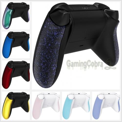 EXtremeRate Back Panels Comfortable Non-Slip Side Rails Handles Game Improvement Replacement for Xbox Series X / S Controller
