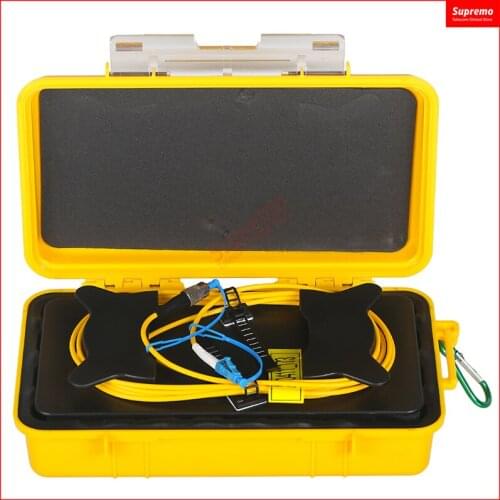 FC/UPC to LC/UPC Fiber Optic OTDR Launch Cable Box for 500M 1Km 2Km 1310/1550nm Zone Eliminator FC UPC to LC UPC SM Fiber Rings