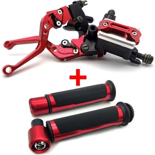 Motorcycle Handlebar Hydraulic Brake Pump Clutch Levers Handle Grips FOR Honda vtx cb500f dio 27 dio 34 cb400 cb 500 VFR1200F