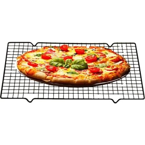 HOT 1pc Carbon Steel Non-stick Cooling Rack Cooling Grid Baking Tray For Biscuit Cookie Pie Bread Cake Baking Rack