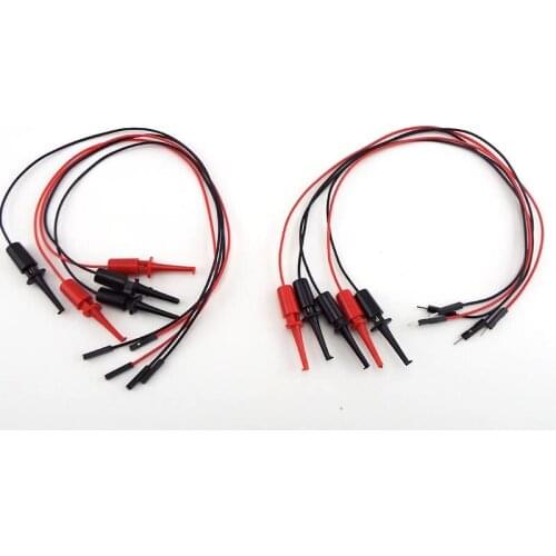 Test Hook With Male female Head Dupont Line Transistor Tester Hook For Electrical Hook Type Test Clip Instrumentation