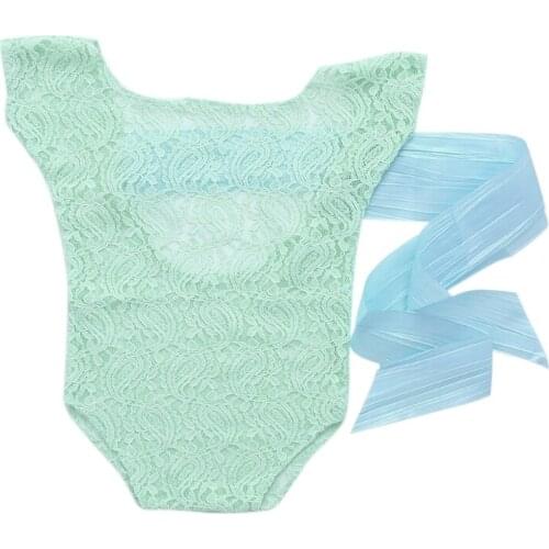 Newborn Lace Romper Baby Bloomer Boho Jumper Baby Girl Romper Photography Props Baby Fotografie Bebe Fotos NEW FASHION