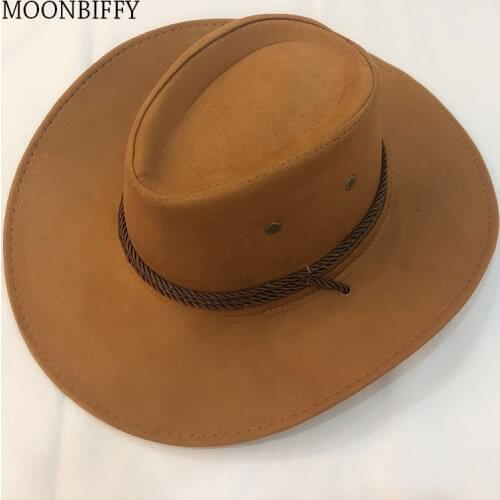 Cool Western Cowboy Hats Men Sun Visor Cap Women Travel Performance Western Hats Chapeu Cowboy