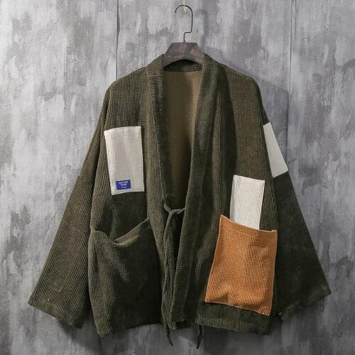 Chinese Style Winter Jackets Ladies Punk Streetwear Womens Corduroy Coat Big Pocket Vintage Loose Oversized Parkas FF2494