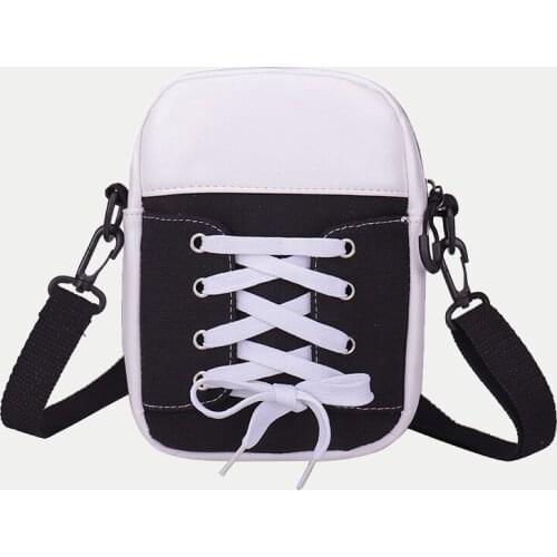 Chic Fashion Small Shoulder Bags For Women PU Canvas Phone Purse Crossbody Female Handbag Clutch Student Pouch bolsa feminina