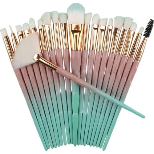 20pcs Makeup Brushes Eyebrow Eyeshadow Lip Blusher Make up Brushes Cosmetic Eye Part Makeup Brush Set