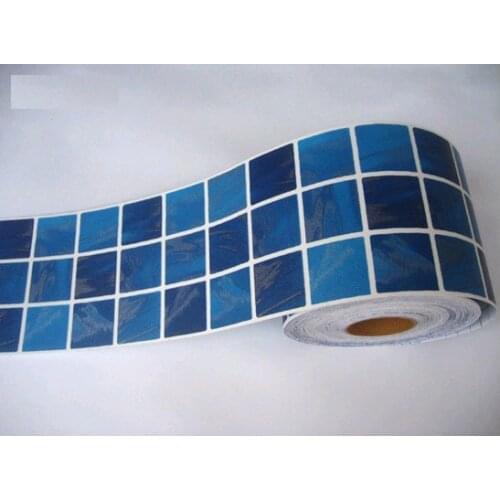 Wall stickers pvc mosaic self adhesive wall paper elegant Home Decor Pattern PVC Wallpaper Border sticker