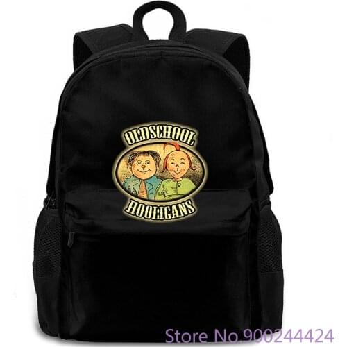 Oldschool Hooligans Fun Lustig Ultras Party Sporter Pub Crime backpack
