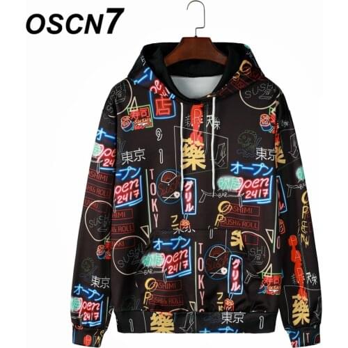 Мужские толстовки с принтом Oscn7 China At AliExpress