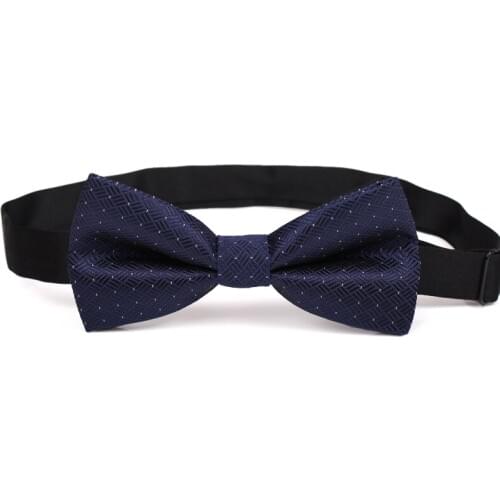 Dark Blue Bowtie Men Formal Necktie Boy Mens Fashion Business Wedding Bow Tie Male Dress Shirt krawatte Legame Luxury Gift Box