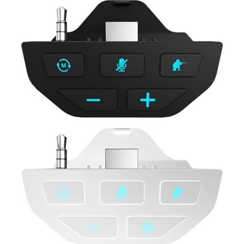 Sound Enhancer Stereo Headset Adapter, Audio Mic Headphone Converter for Xbox One Controller Gamepad Accessories