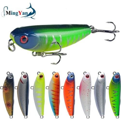1pcs Floating Pencil Bait 5cm/5g Jerkbait Artificial Plastic Hard Bait Crankbait Bass Fishing Wobblers Carp Fishing Tackle