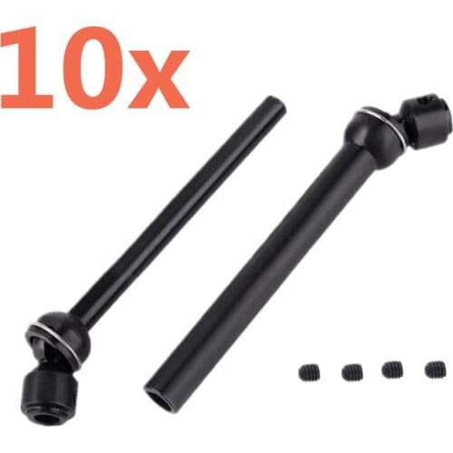 10Pieces 88mm-113mm Heavy Duty Metal Steel Drive Shaft for Axial SCX10 90046 RC4WD D90 Wraith RC Car Vehicle Hop Up Parts