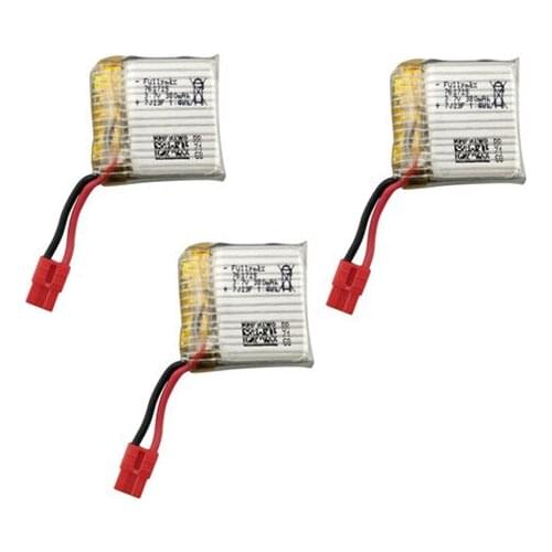 3PCS X21W Battery 3.7V 380mAh Battery Part for SYMA X21 X21W X26 X100 Battery Part RC Quadcopter Spare Part Drone Accessory