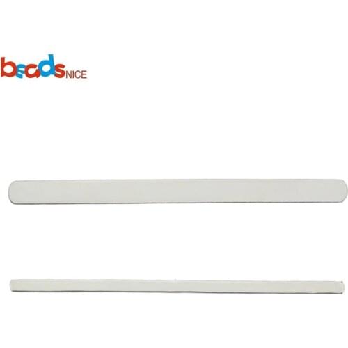 Beadsnice 925 Sterling Silver Rectangle Stamping Blanks Jewelry Findings Stamping Bar DIY Crafting ID39516