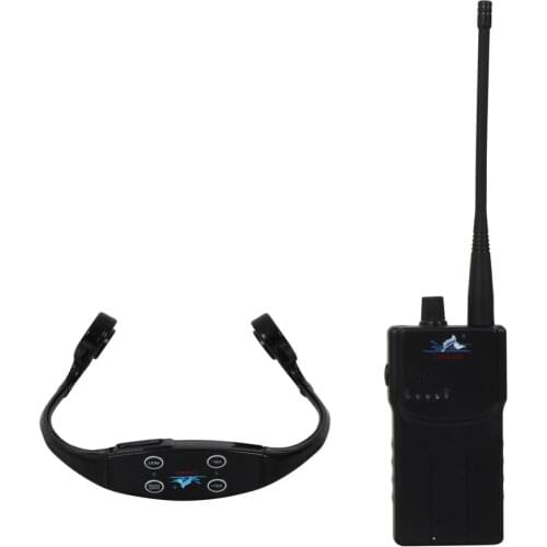 Wireless Transmitting System with 1 Walkie Talkie +1 Bone Conduction Headphone Receivers+1 Microphone for Swimming Motorcycle