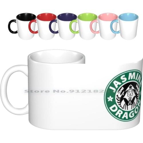 The Jasmine Dragon Ceramic Mugs Coffee Cups Milk Tea Mug Funny Parody Satire Humor Comedy Humour Cartoon Anime Action Kung Fu