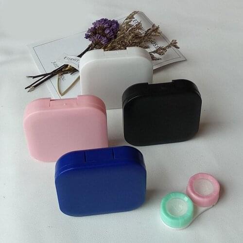 Lymouko Travel Classic Portable Plastic Contact Lens Case for Men and Women Container Holder Lenses Box