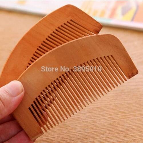 Natural mahogany small comb Small natural mahogany comb Antistatic comb portable small comb F1083