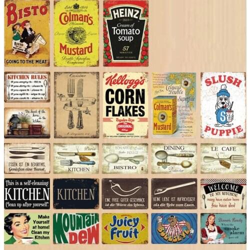 Moms Cooking Kitchen Metal Sign Plaque Metal Vintage Tin Sign Retro Kitchen Signs House Home Dinning Room Wall Decor Plate