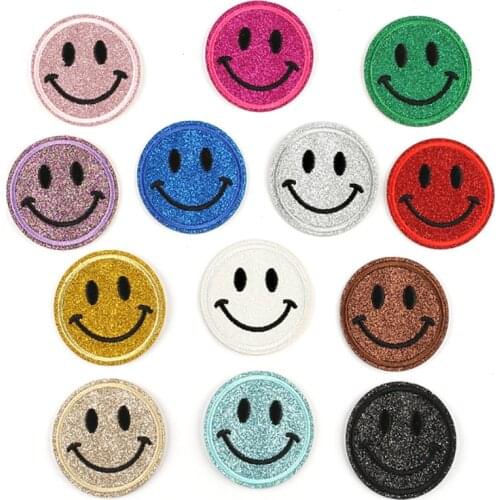 Cute emoticons cartoon cloth stickers smiley face subsidy clothing patches children embroidery DIY rag decoration badges