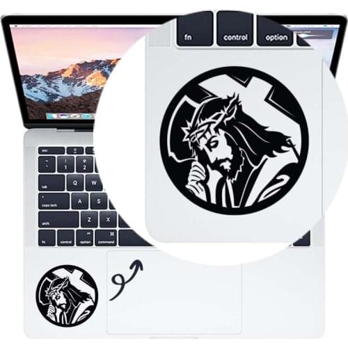 Jesus in Meditation Trackpad Laptop Sticker for MacBook Air Pro 16" Retina 11 12 13 15 inch HP Dell Mac Book Skin Notebook Decal