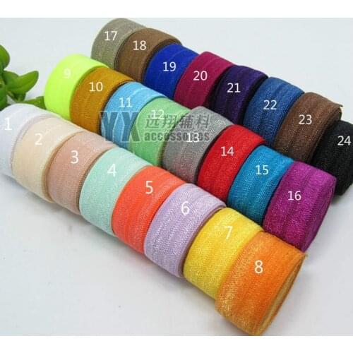 New24 Colors 15mm Shine Slight Thin Binding Low Elastic Band 10 Meters For Sewing DIY Children Clothes Dress Bags Accessories