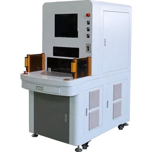Plate metal card key card engraving fiber laser marking machine full cover enclosed