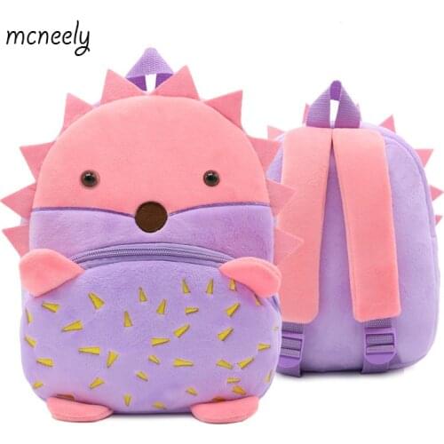 Lovely Kindergarten Kids Backpacks School Bags for Boys Knapsack Kid Plush Toy Bag Children Backpack