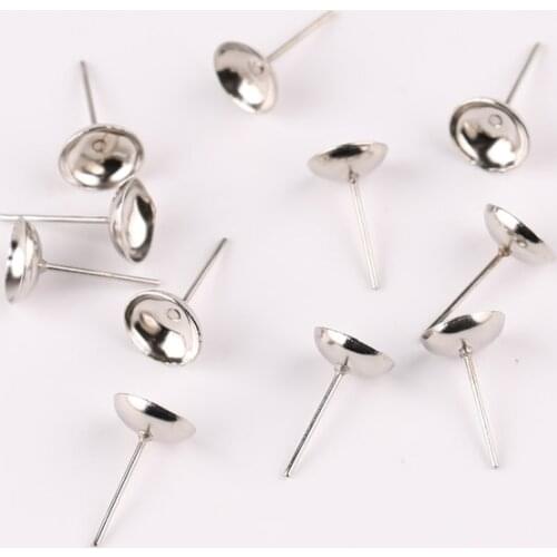50pcs diy Jewelry Material Handmade Earrings Accessories Stud Earrings