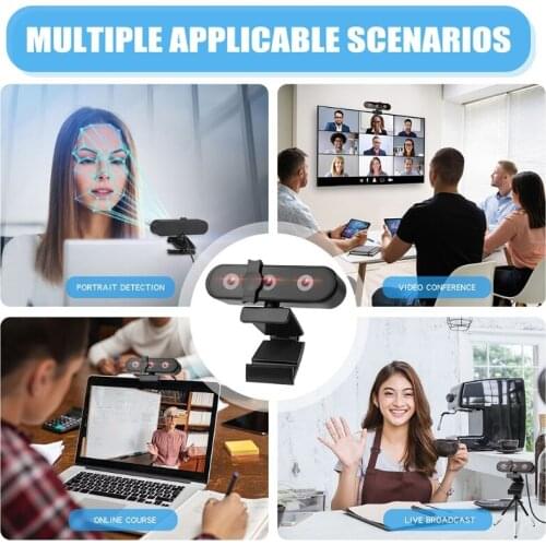 Widescreen 1080P Business Webcam with Built-in Microphone Free Drive 2K Full High Definition Web Computer Camera 50LA